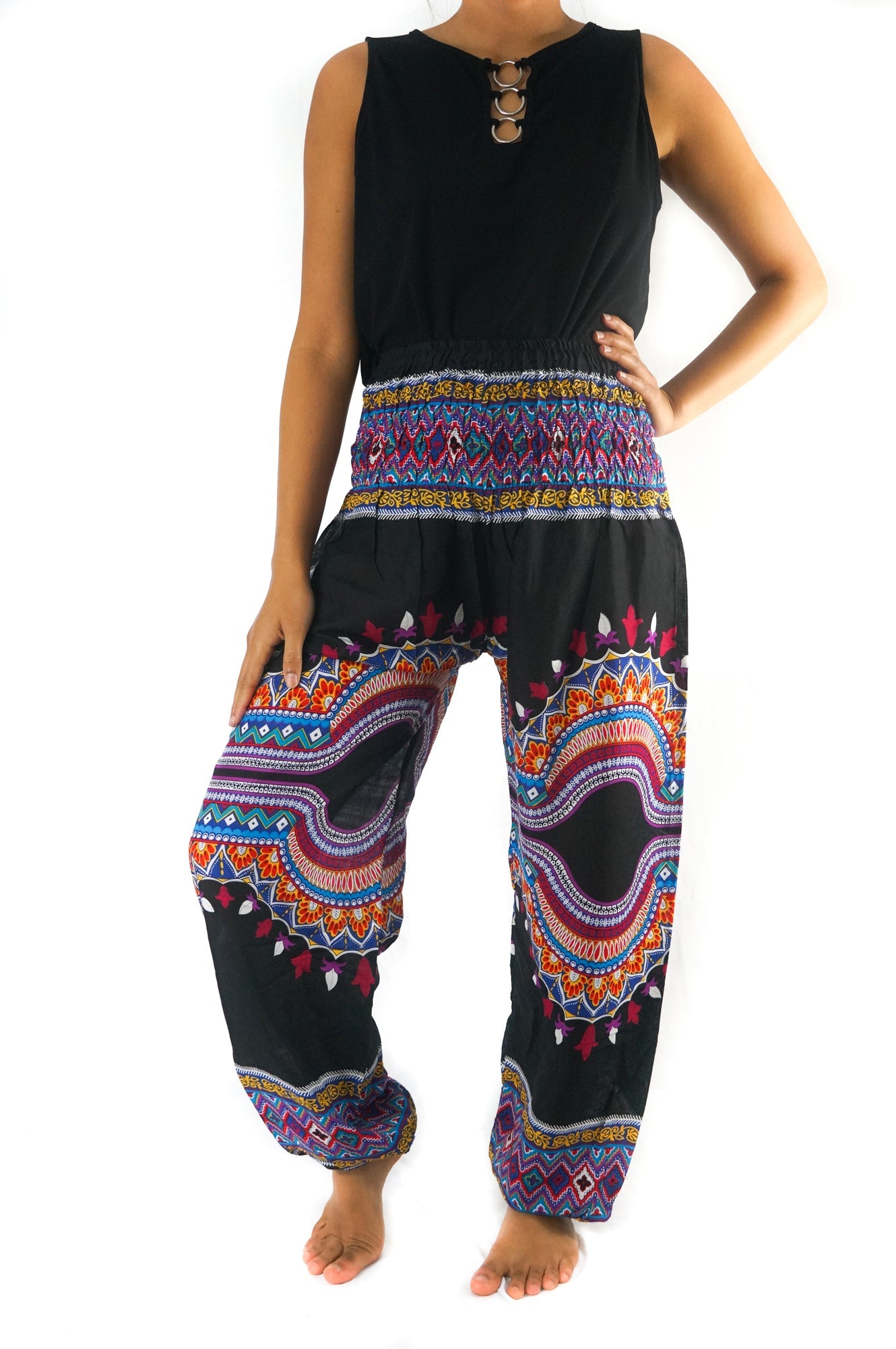 Tribal Hippie Boho Festival Pants - Humble Mushrooms