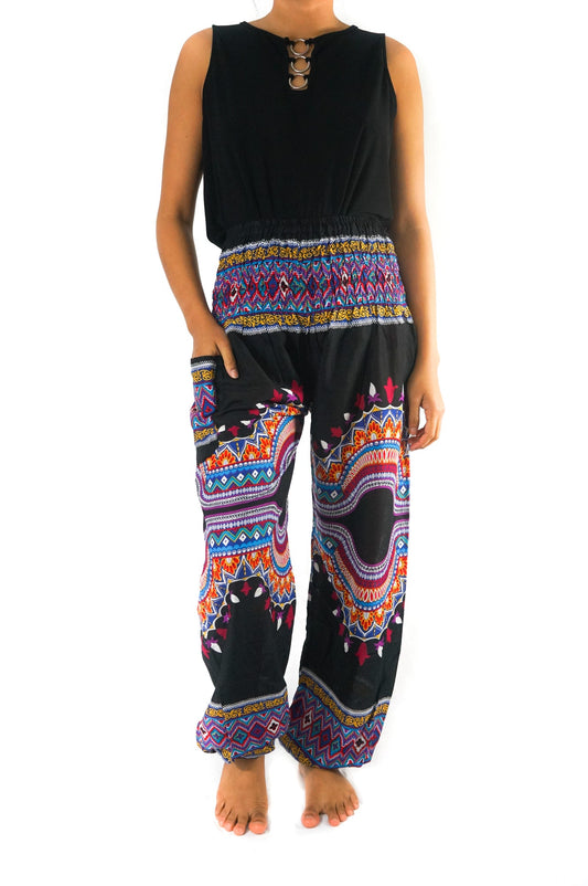 Tribal Hippie Boho Festival Pants - Humble Mushrooms