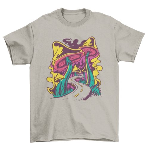 Trippy Mushroom Road Trip Tee - Humble Mushrooms