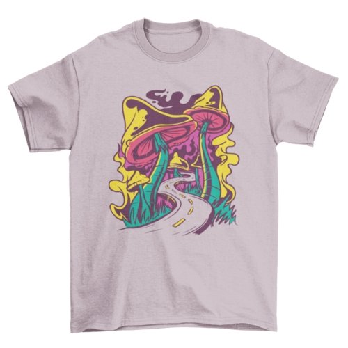 Trippy Mushroom Road Trip Tee - Humble Mushrooms