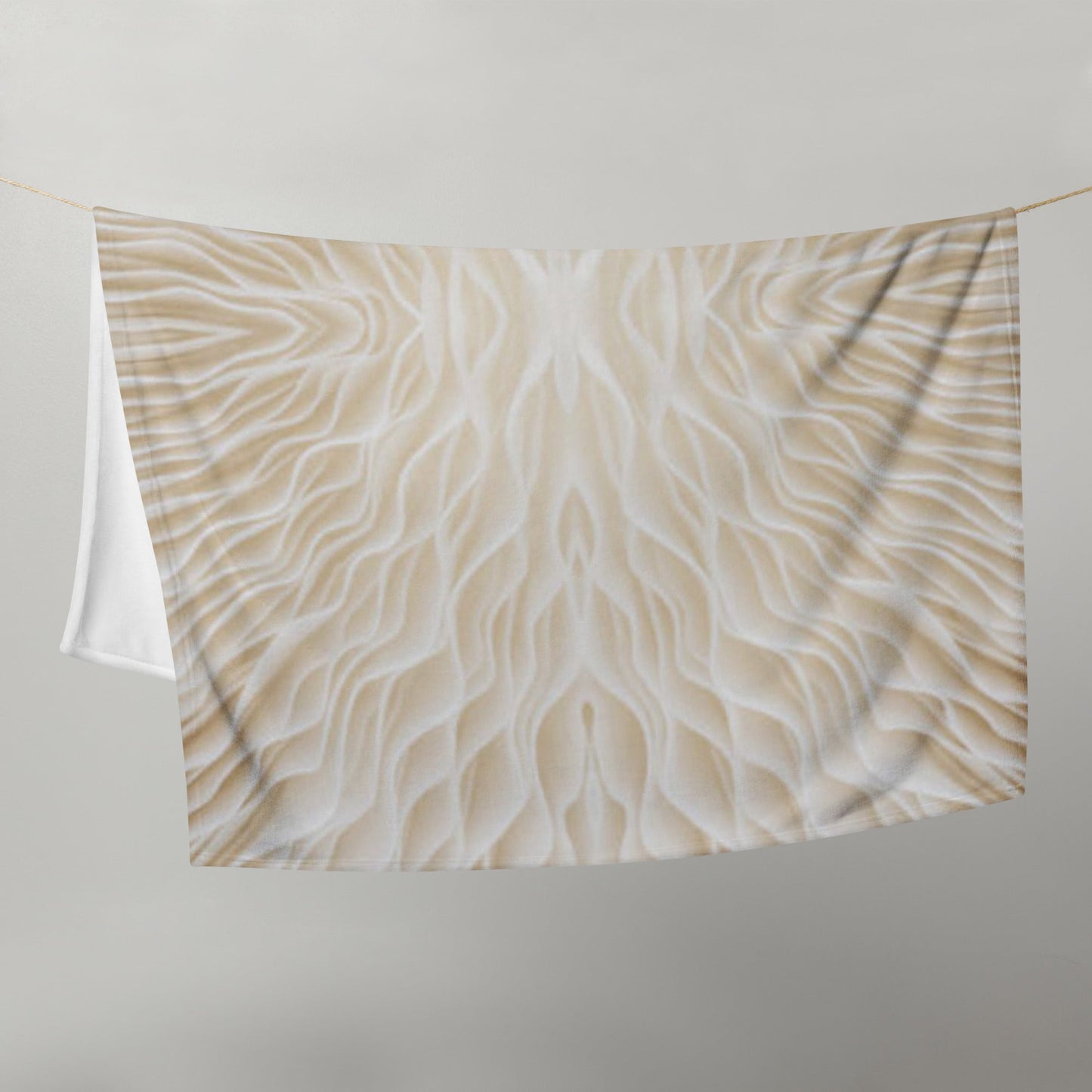 Trippy Mushroom Skirt Plush Throw Blanket - Humble Mushrooms