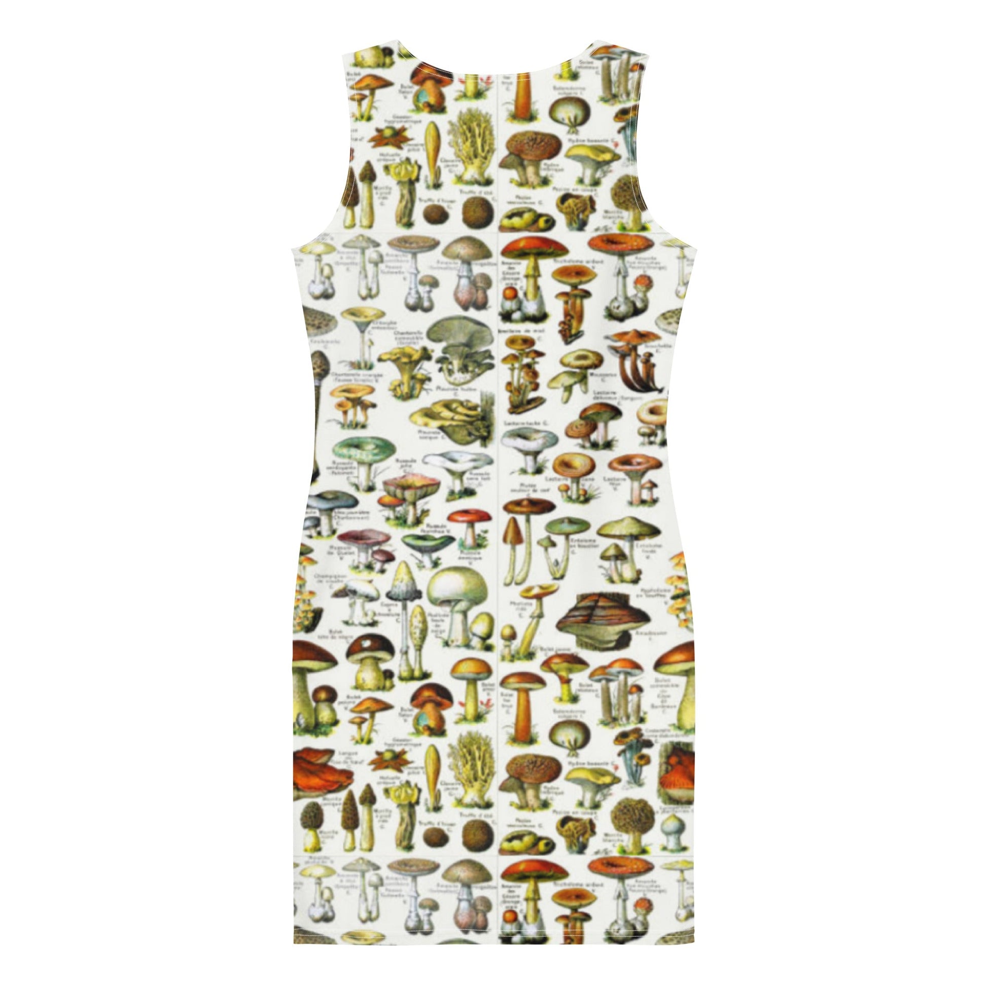 Vintage Print Mushroom Dress - Humble Mushrooms