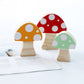 Wooden Mushroom Three-piece Building Block Home Decoration - Humble Mushrooms